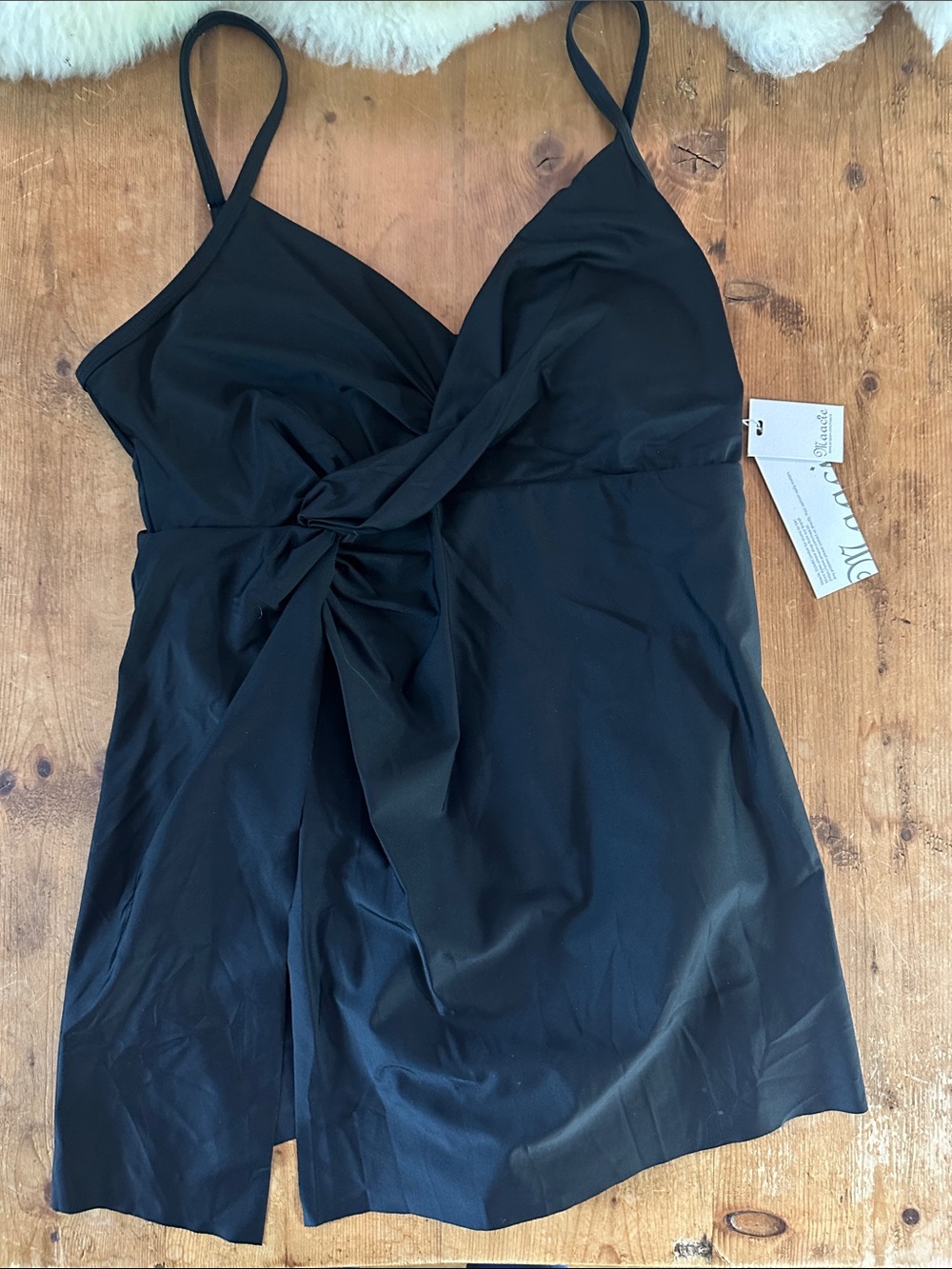 MAACIE ONE PIECE MATERNITY PREGNANT BLACK SWIMSUIT MEDIUM NEW